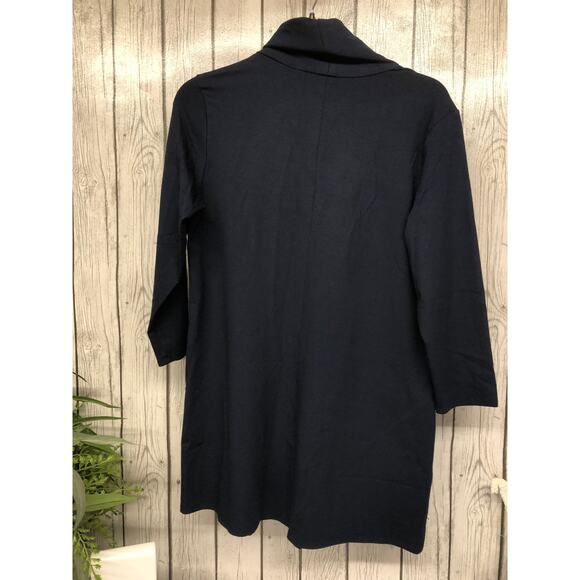 Eileen Fisher Navy Tunic  Ladies Size Medium  ** - Picture 2 of 3